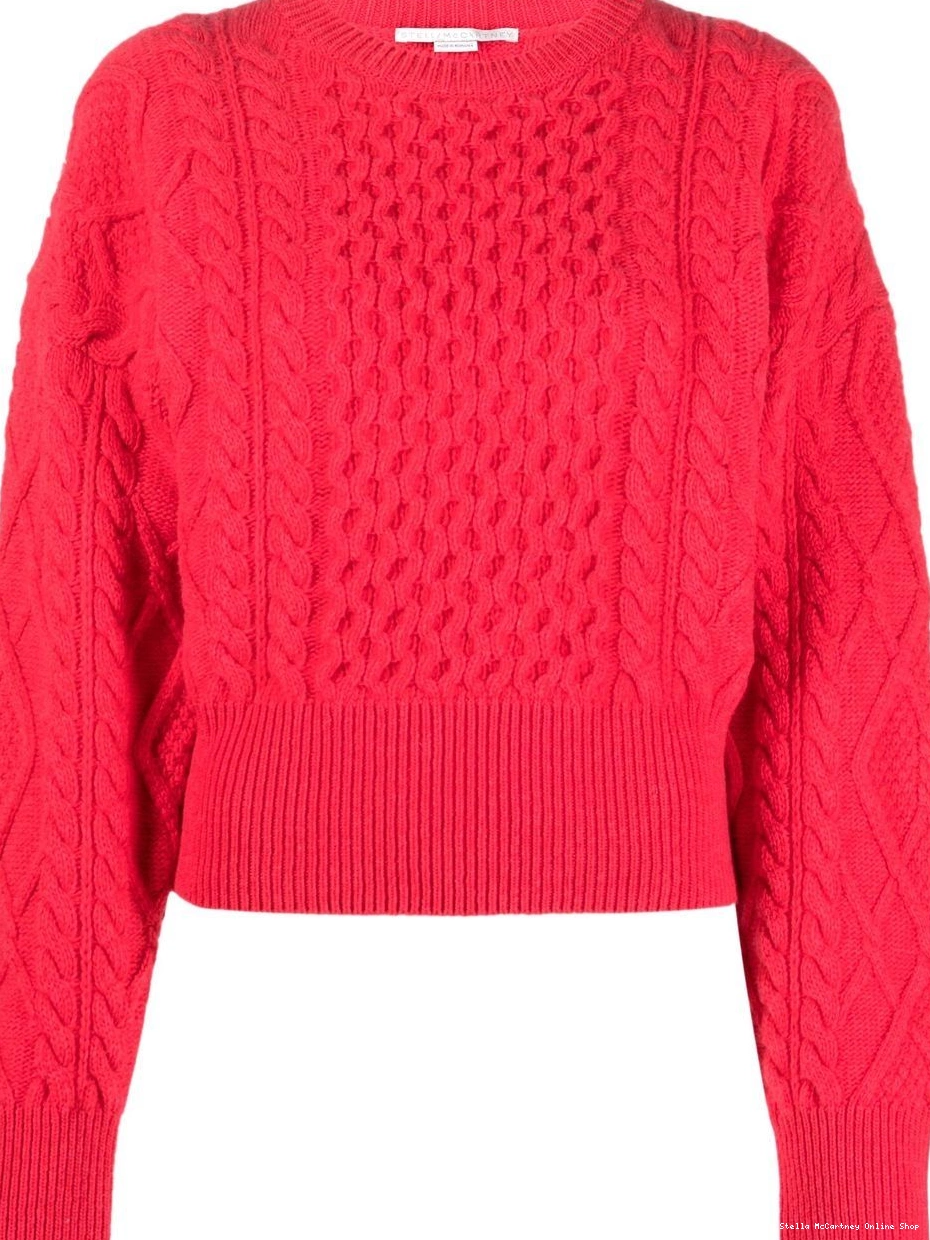 Cheap jumper cropped Aran-knit McCartney Women Stella 0414